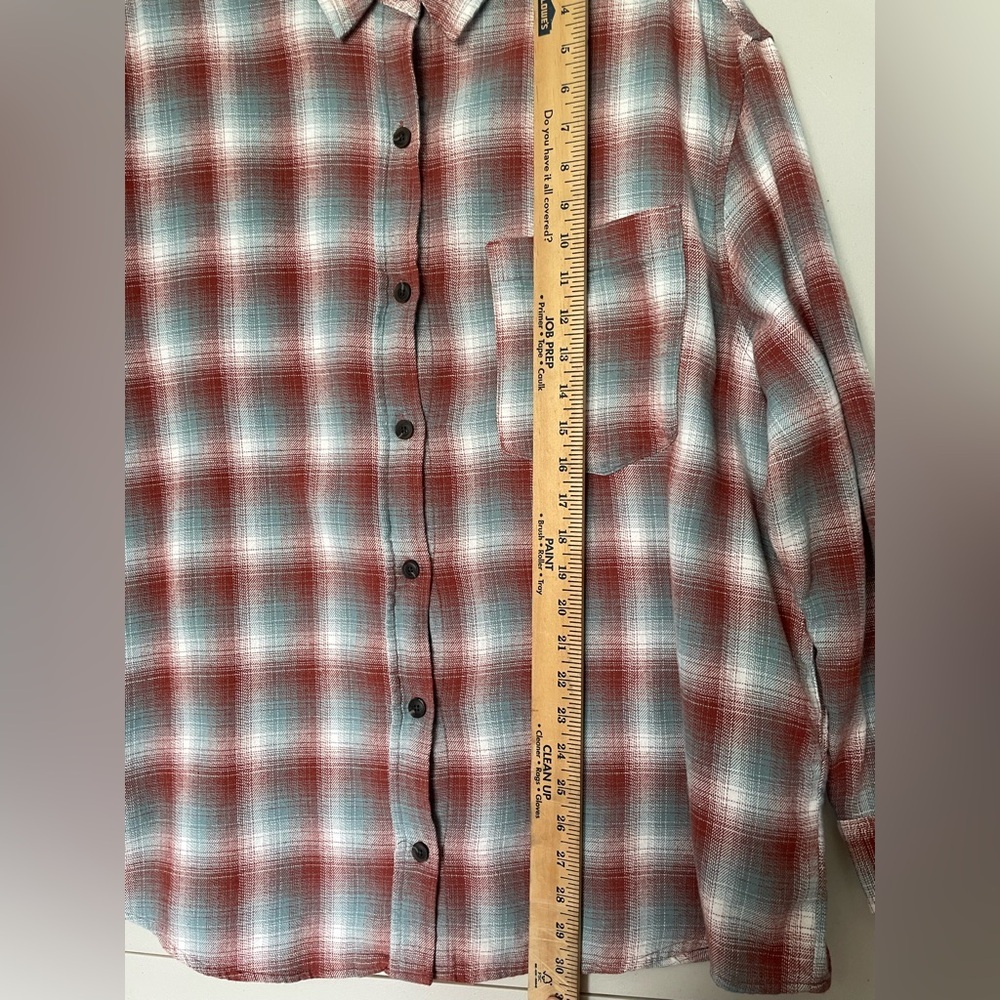 NWT Wild Fable XL Plaid Shirt Relaxed Fit with Pockets - Picture 5 of 7